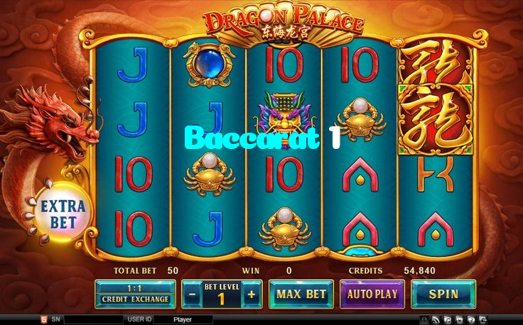 Baccarat 1 casino presented on mobile device in Pakistan with slots and live games